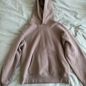 Aritzia Beige Sweatfleece Hoodie